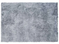 Shaggy, shag vloerkleed - 160 x 230 cm - zilver - afbeelding 2 van  5