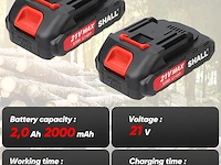 Shall 21 volt draagbare mini-kettingzaag - afbeelding 3 van  4