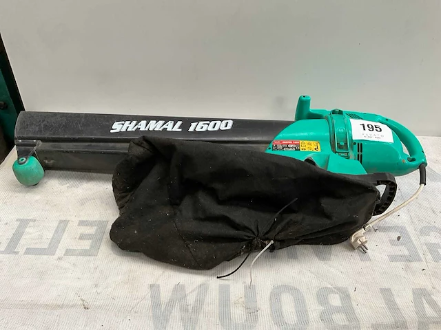 Shamal 1600 – elektrische bladblazer/zuiger met opvangzak. - afbeelding 1 van  3