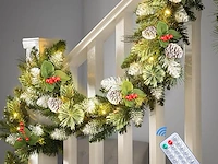 Shareconn verlichte kunstkerstslinger (270 cm) - afbeelding 1 van  4