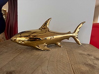 Shark chrome gold h14cm x l36cm - afbeelding 1 van  2