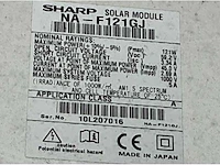 Sharp na-f121gj 200 tal zonnepanelen en 3 omvormers - afbeelding 6 van  14