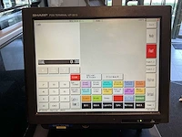 Sharp pos terminal up-3515 kassa inclusief ticketprinter - afbeelding 5 van  8