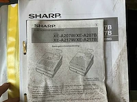 Sharp xe-a217b - kassa - afbeelding 3 van  4