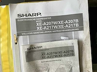 Sharp xe-a217b - kassa - afbeelding 4 van  4