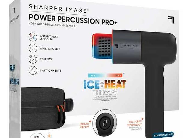 Sharper image pro+ percussie massager - afbeelding 1 van  7