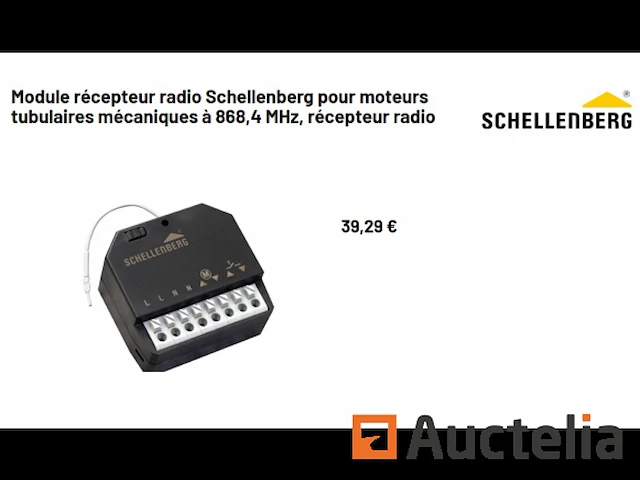 Shellenberg radio-ontvangermodule voor rolluik- of jaloeziemotoren - afbeelding 2 van  3