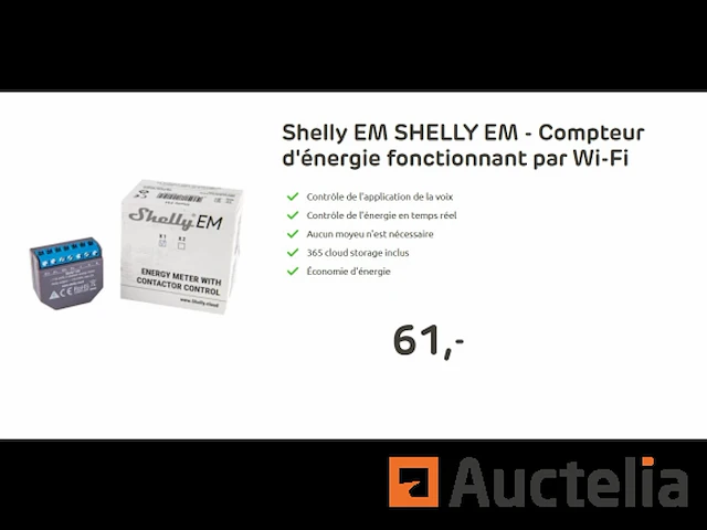 Shelly em wi-fi energiemeter - afbeelding 1 van  1