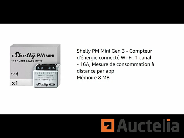 Shelly pm mini gen 3 wi-fi verbonden energiemeter - afbeelding 1 van  1