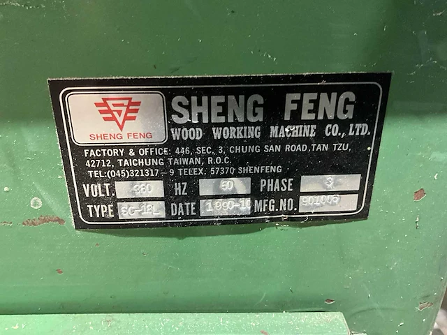 Sheng feng sc-18l afkortcirkelzaagmachine - afbeelding 7 van  17