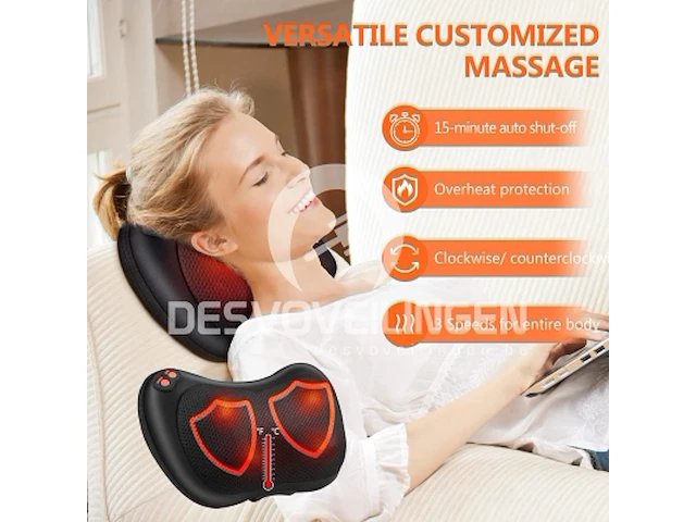 Shiatsu massagekussen - afbeelding 4 van  7