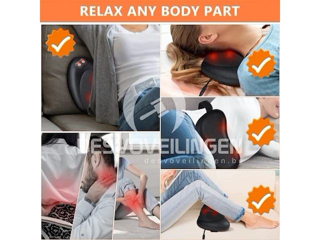 Shiatsu massagekussen - afbeelding 7 van  7