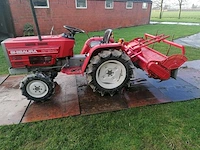 Shibaura sp1540 vierwielaangedreven minitractor met grondfrees - afbeelding 1 van  12