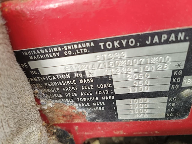 Shibaura st333 tractor - afbeelding 4 van  4