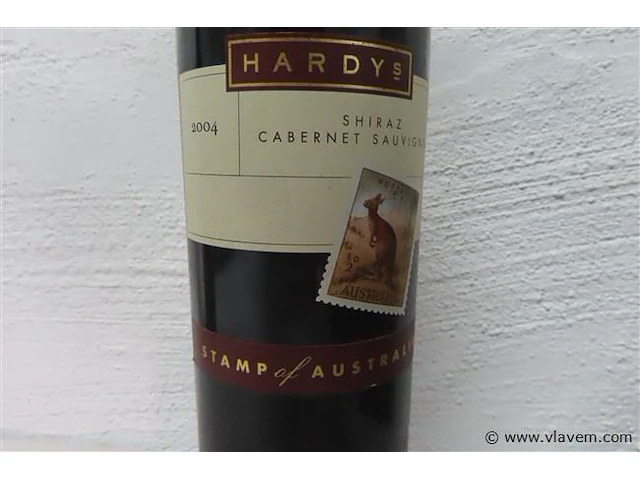 Shiraz cabernet sauvignon hardys 2004 - afbeelding 2 van  3