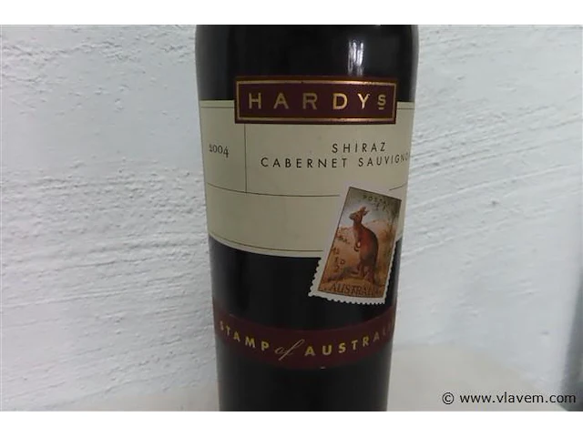 Shiraz cabernet sauvignon hardys 2004 - afbeelding 2 van  3