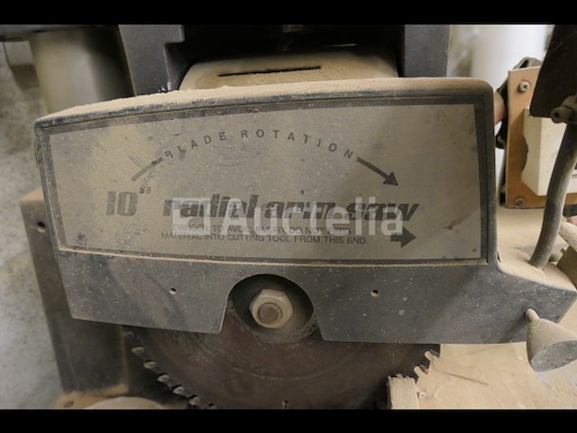 Shopmate 10" radiale kettingzaag op poten - afbeelding 4 van  11