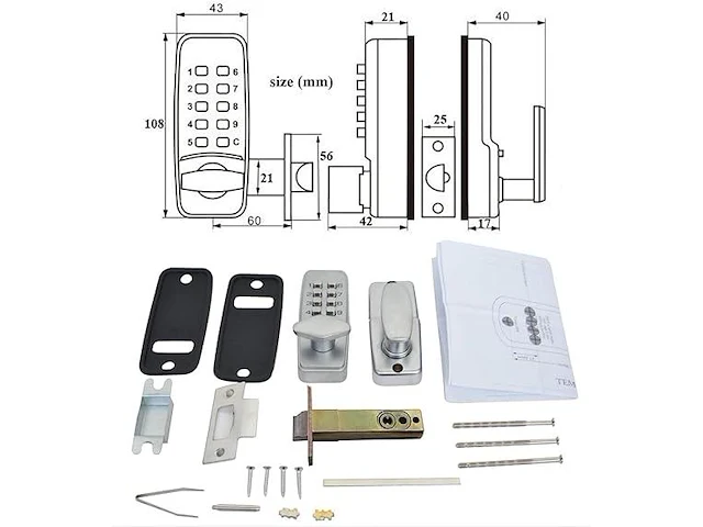 Shousifang digitaal code-slot - afbeelding 2 van  3