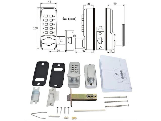 Shousifang digitaal code-slot - afbeelding 3 van  4