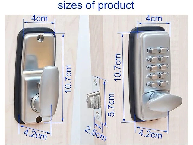 Shousifang digitaal code-slot - afbeelding 4 van  4