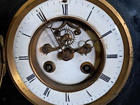 Shouwklok met leiesteen marmer (werking onbekend) ( 530 mm ) - afbeelding 2 van  6