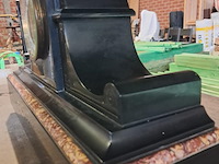 Shouwklok met leiesteen marmer (werking onbekend) ( 530 mm ) - afbeelding 3 van  6