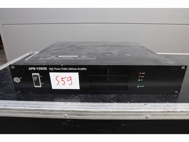 Show - aps-1360e - 100v versterker - diverse audioapparatuur - afbeelding 1 van  1