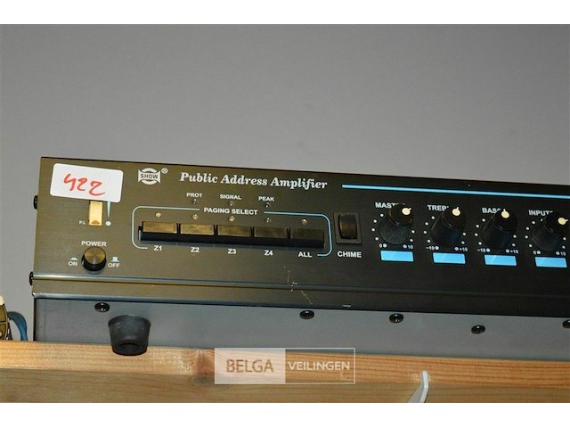 Show sad-2060 public address amplifier, hoogwaardige versterker - afbeelding 2 van  3