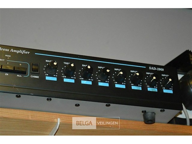Show sad-2060 public address amplifier, hoogwaardige versterker - afbeelding 3 van  3