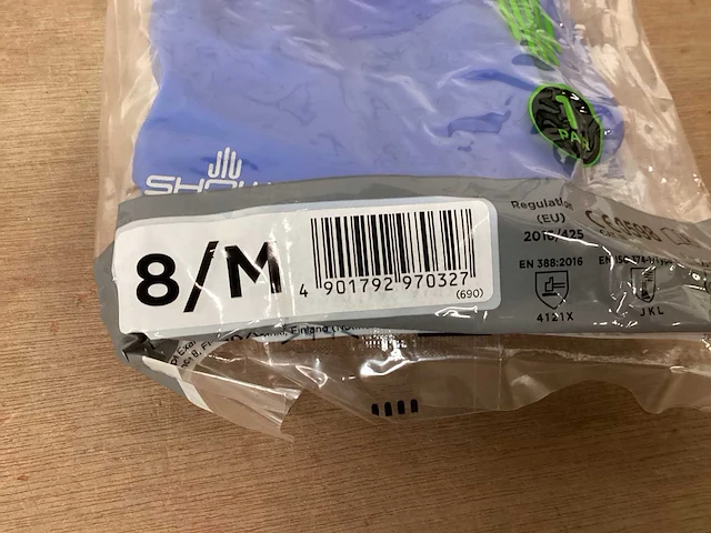 Showa 690 werkhandschoen chemicaliën bestendig, maat m (36x) - afbeelding 3 van  3
