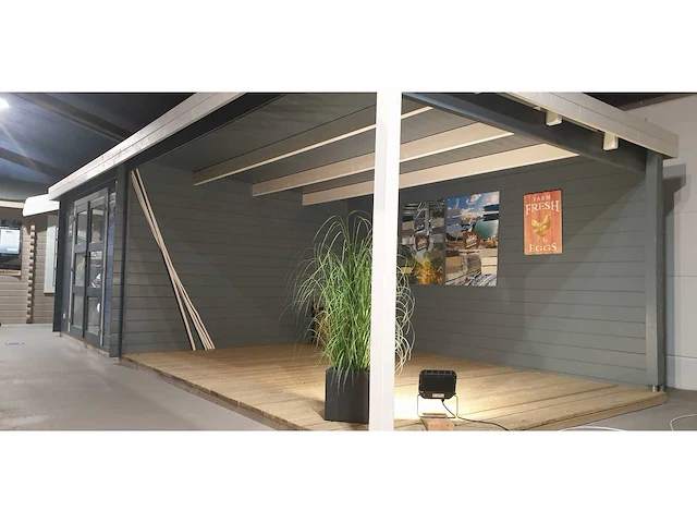 Showmodel sint-pieters-leeuw: tuinhuis met lounge - afbeelding 2 van  3