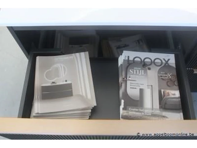 Showroom badkamermeubel plus spiegel afm plm 140x48x60cm en 120x75cm - afbeelding 3 van  5