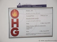 Showroom elektrische openhaard faber firebox xhd 28 plus schoorsteenmantel afm 135x35x110cm, gedemonteerd - afbeelding 4 van  4