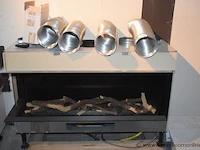 Showroom inbouw gashaard m-design 1300cl diamond gas, gedemonteerd - afbeelding 2 van  3