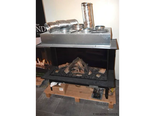 Showroom inbouw gashaard m-design true vision 1050 dc, ontspiegeld glas afm 114x93x63cm, gedemonteerd - afbeelding 2 van  3