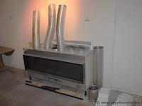 Showroom inbouw openhaard luna gas, gedemonteerd