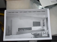 Showroom inbouw openhaard luna gas, gedemonteerd - afbeelding 2 van  2