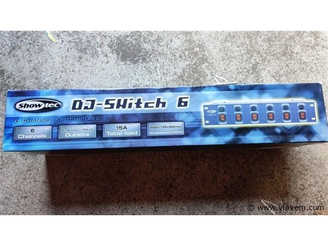 Showtec dj switch 6 - afbeelding 2 van  4