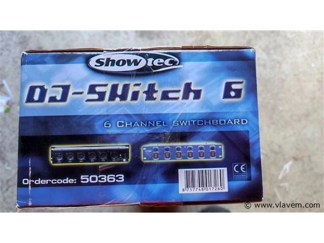 Showtec dj switch 6 - afbeelding 4 van  4