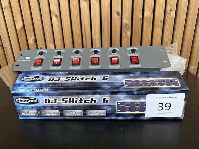 Showtec dj switch 6 - afbeelding 1 van  3