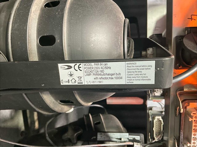 Showtec par 64 par-projector - afbeelding 16 van  23