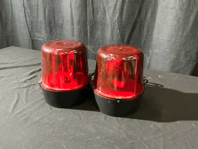 Showtec red gyro e24 zwaailicht (2x) - afbeelding 1 van  1