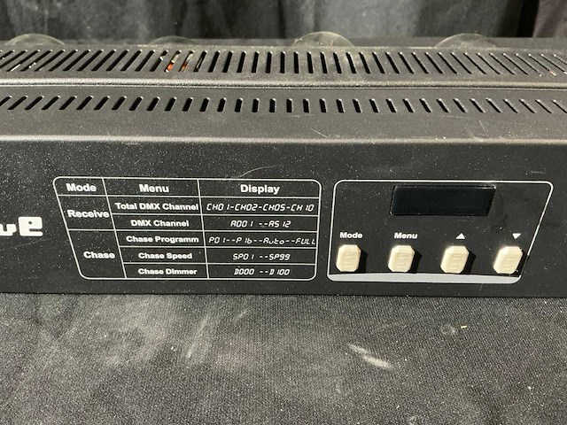 Showtec t10 sunstrip actif dmx e27 lichtbalk (4x) - afbeelding 4 van  8