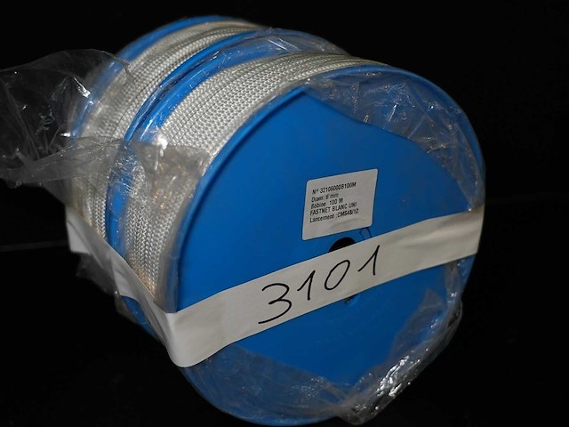 Showtex - theatre rope double weaved - white - 6mm - 100m - other construction (2x) - afbeelding 1 van  1