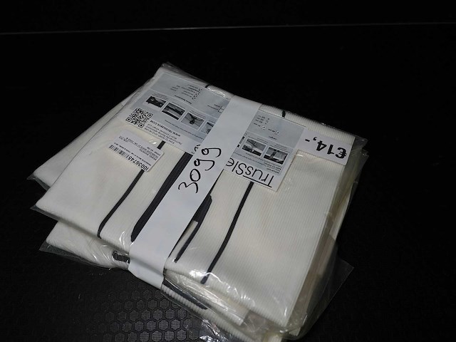 Showtex - trussleeve white 27 cm - food & drink - 60 cm - aluminium trusse (4x) - afbeelding 1 van  1