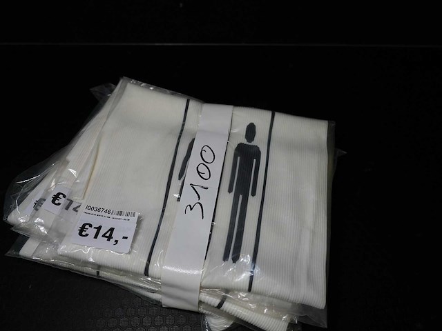 Showtex - trussleeve white 27 cm - lavatory - 60 cm - aluminium trusses (6x) - afbeelding 1 van  1