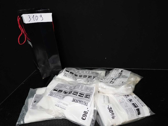 Showtex - trussleeve white 3 way t-piece 30/30 - aluminium trusse (5x) - afbeelding 1 van  1