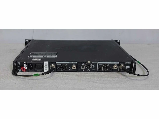 Shure uhf receiver ur4d-g1e, 470-530 mhz, 2ch - no antenna's - afbeelding 3 van  3