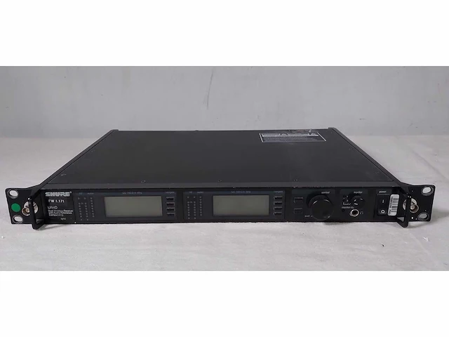 Shure uhf receiver ur4d-q5 2-channel (740-814mhz) - afbeelding 1 van  9