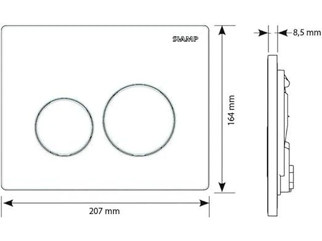 Siamp cedap samp sphere ingenio-bedieningsplaat - afbeelding 2 van  2